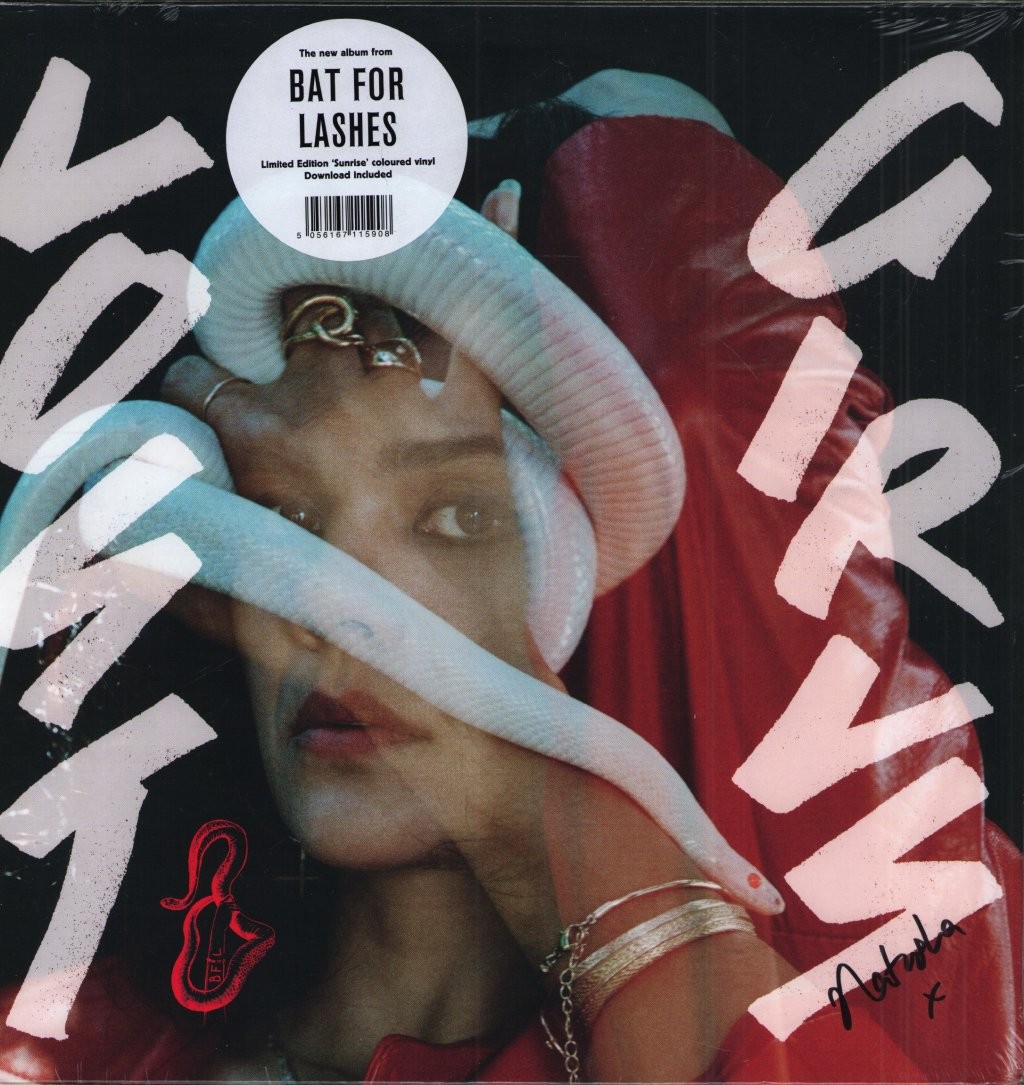 Bat For Lashes Lost Girls LP vinyl Bat For Lashes 2019 limited edition sunrise