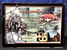 Conte WWII Longest Day Playset #2 Bunkers-3 Tank Traps With Org Box NO SOLDIERS