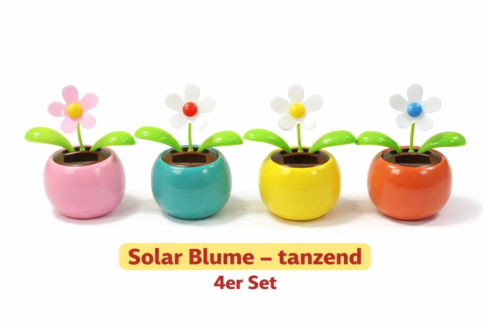4er Set Solarblumen – 11 cm - Bild 1 von 1