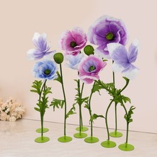 Giant Artificial Flowers 9-piece Set Of Large Fake Flowers For Decoration USA