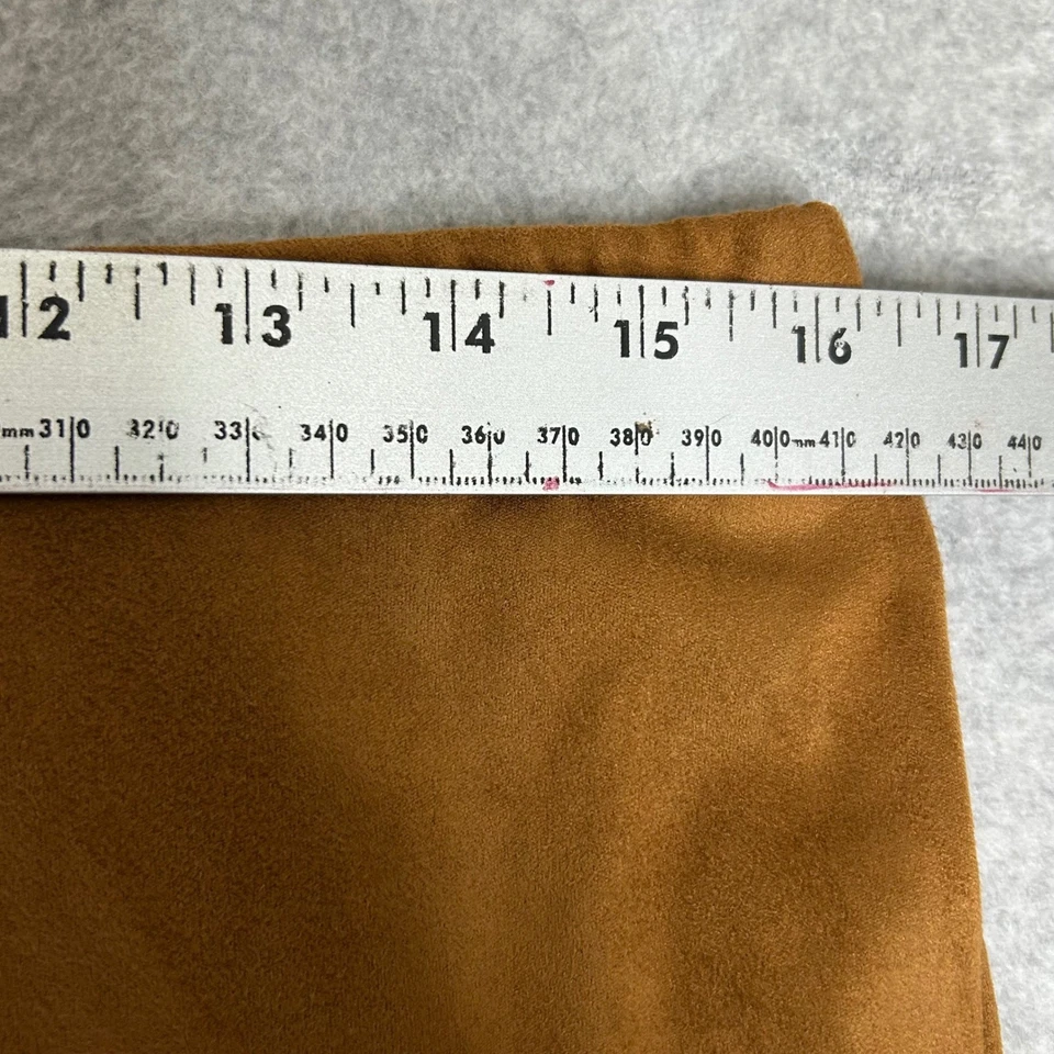 Falda asimétrica vintage Wrangler vaquera imitación gamuza flecos marrón XL occidental Foto 4 de 4