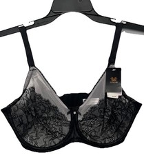 Wacoal Womens 855186 Retro Chic Ultimate Lift Underwire Bra Size 40D Full Figure
