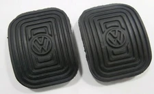 Pedal Pads (Set of 2) Compatible Clutch Brake PAIR Volkswagen Bug Bus Ghia Van