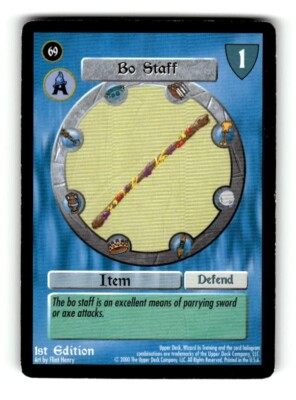 2000 Upper Deck Wizard in Training Trading Card Game #69 Bo Staff