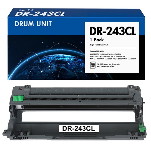 Trommel DR-243CL Compatible with Brother MFC-L3750CDW DCP-L3510CDW HL-L3210CW - Bild 2 von 5