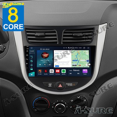 4GB+64GB Android 14 For 2012-2017 Hyundai Accent Apple CarPlay Car Radio Stereo