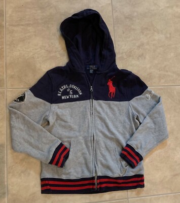 Polo Ralph Lauren Big Pony Athletic Division #5 Champs Boys Hoodie