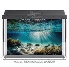 Underwater Seaweed Reef Polyester Fish Tank Glass Backdrop Aquarium Background