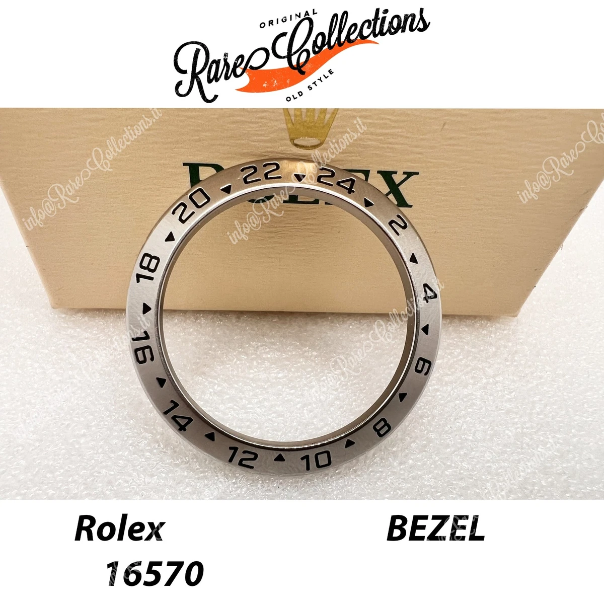 USED Usato Bezel Ghiera Rolex 16570 16550 Explorer II ORIGINAL eBay