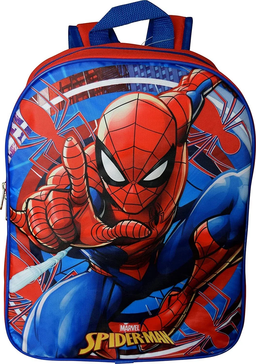 Spiderman Mochila 15'' Escolares Mochilas Escola Para Niños De 3 4 5 6 7 8  Años.