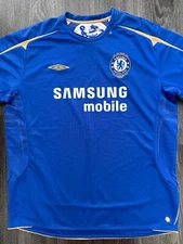 Original Authentic Umbro Chelsea 2005/2006 Home Shirt Mens XXL 2XL