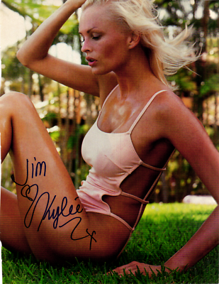プレイボーイ　カイリーバックス Kylie Bax Magazine Photo Signed Sports Illustrated Swimsuit Model