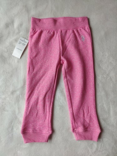 NEW Toddler Girls 2 Piece Pink Sweatsuit US Polo Assn Hoodie & Pants Size 2T - Picture 3 of 5
