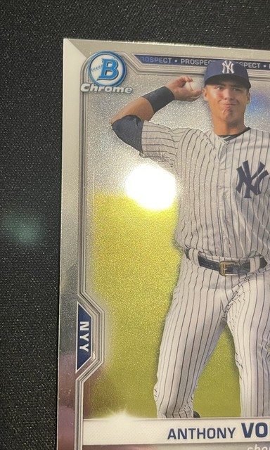 2021 Bowman Chrome Prospect #BCP-85 Anthony Volpe – New York