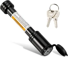 Trailer Hitch Pin Lock 5/8" Dia Anti-Theft Hitch Locking Pin for 2" Receiver