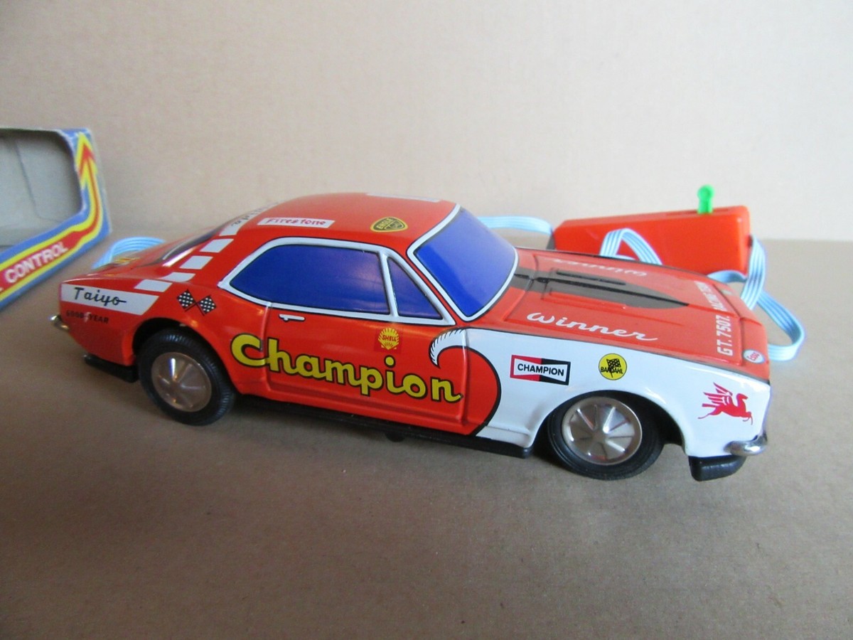 Jouet Ancien Asahi Japon – Chevrolet Camaro LT Rally Team #45, Tôle, 25 Cm, Avec Boîte