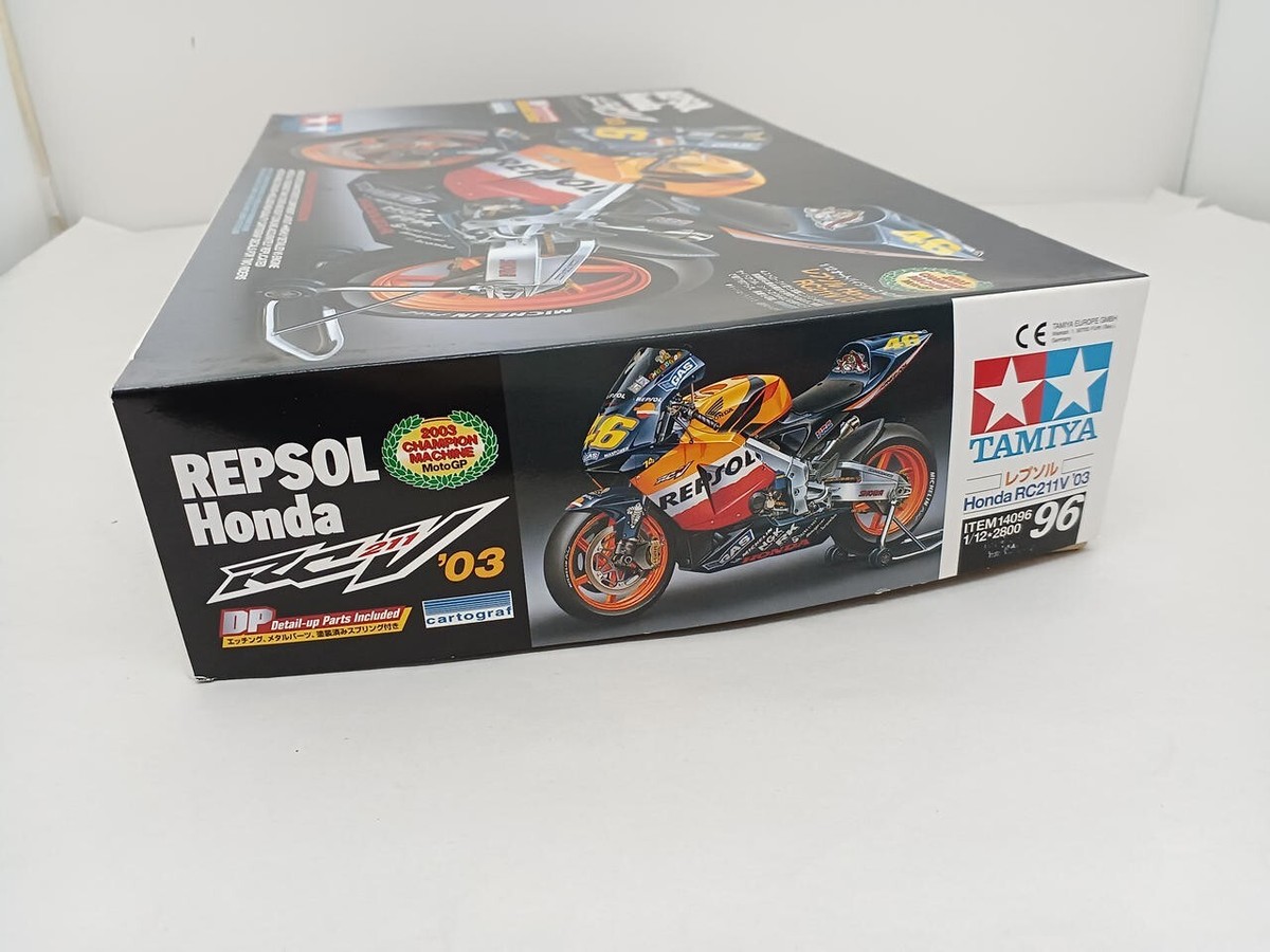 タミヤ 1/12 レプソルホンダRC211V &#39;03 OP付 レプソル ホンダ RC211V`03 (プラモデル) - ホビーサーチ カーモデル