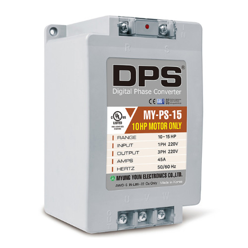 Single 1 to 3 Phase Converter, Digital Phase Shifter for 10HP(7.5kW) 30A 220V