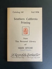 Southern California Printing Personal Library of Ward Ritchie Signed by Ritchie