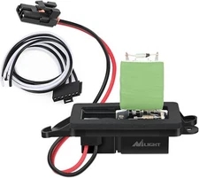 Nilight AC Blower Motor Resistor Kit with Harness Fit for Cadillac Escalade