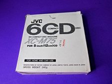 JVC 6 CD Magazine XC-M75 with CDs Made in Japan
