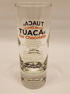 Tuaca Shot Glass with Recipes
