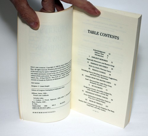 FREUD'S OWN COOKBOOK by J. Hillman & C. Boer Harper 1985 1st TPB Jeff Fisher Art - Imagen 6 de 9