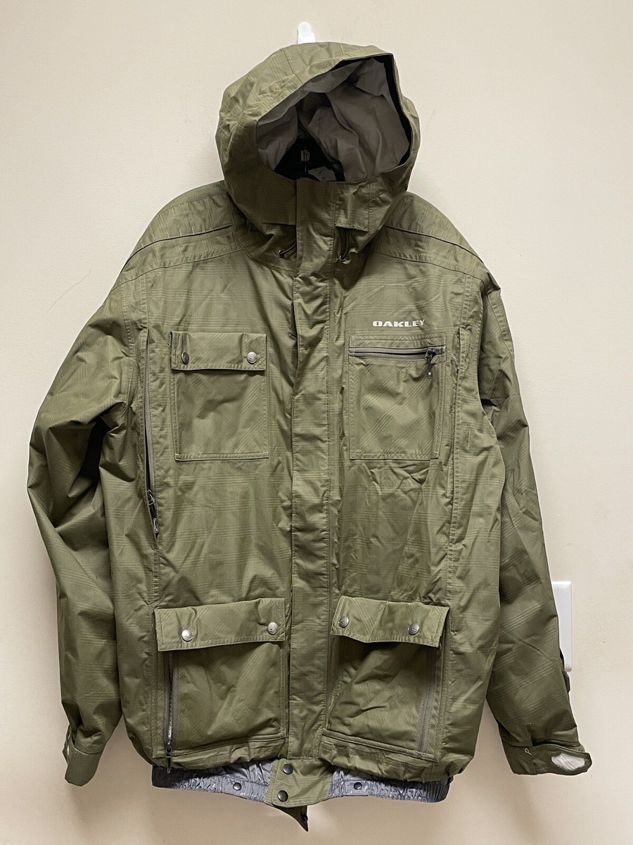 Oakley Technical Snowboard /Ski Jacket Olive Green Men's Oakley Technical Snowboard /Ski Jacket Olive Green Men's