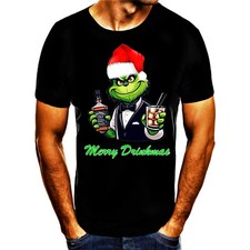 Grinch Merry Drinking Weihnachten Anti Hate T...