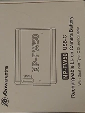 Powerextra NP-FW50 Replacement Battery 2 Pack 1500mAh with Type-C Direct...