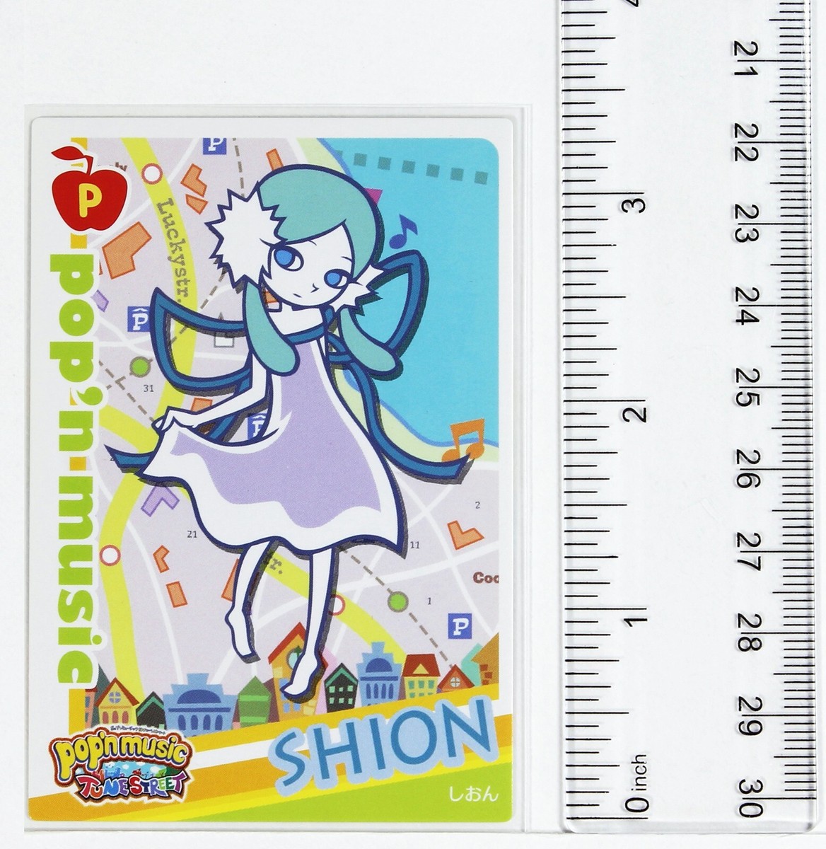 Pop'n Music Card PH21N029 Shion KONAMI Japan Game Character