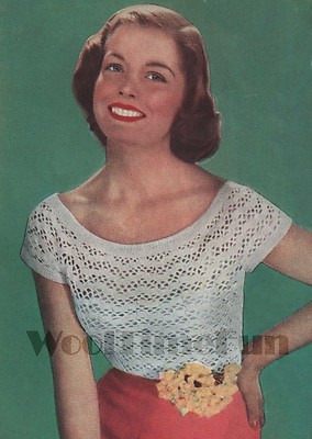 vintage crochet top
