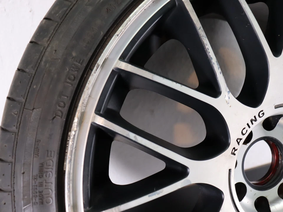 1x Barracuda Karizzma Alufelge Felge Komplettrad 8Jx18 ET38 LK: 4x100/108 - Bild 2 von 4