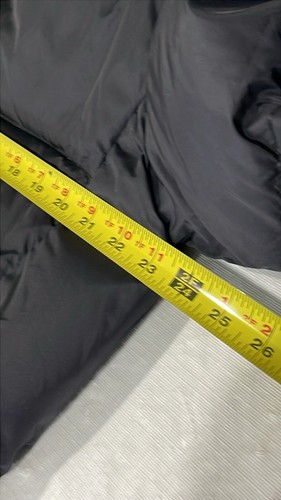 Land’s End black puffer coat jacket size Large 14-16 nylon shell - Picture 15 of 16