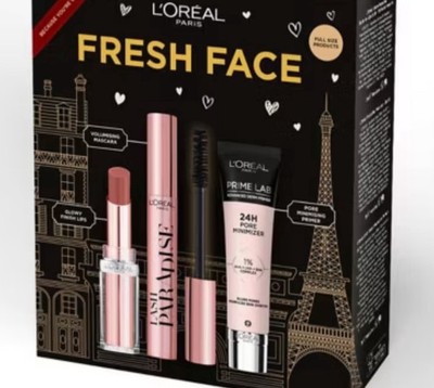 L'Oreal Paris Kosmetik Frisches Gesicht Set/Weihnachten Geschenkset für Frauen UK