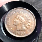 1901 Indian Head Penny Extra Fine Condition Nice Coin Very Valuable Collectible