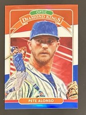 2020 Donruss Optic Diamond Kings Red White & Blue Prizm /150 Pete Alonso #7