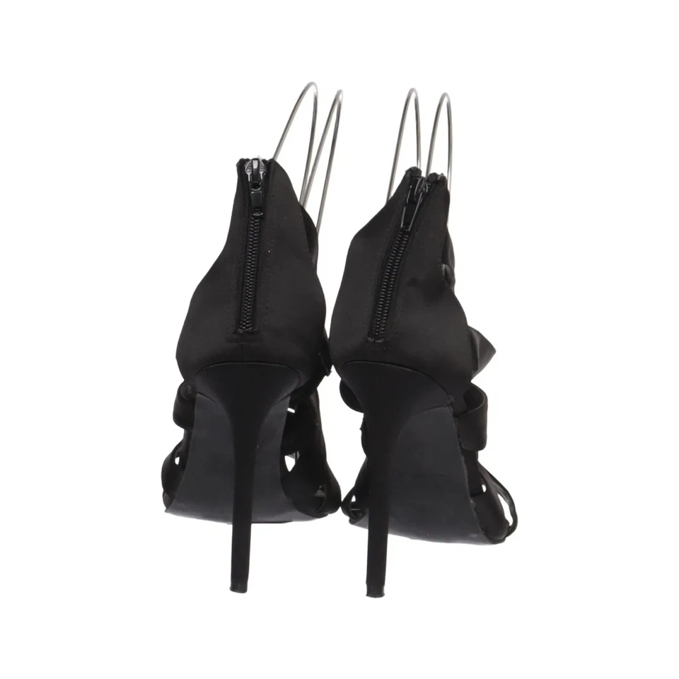 Primark, sandales, taille : 39, noir, cuir, femmes #Su0 - Photo 3/4