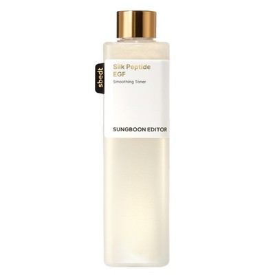 SUNGBOON EDITOR Silk Peptide Smoothing Toner 300ml Elasticity Radiance Moisture