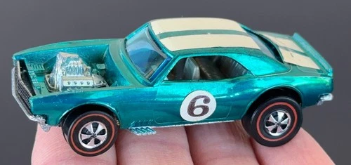 Vintage Hot Wheels Redline 1970 GLOWING Aqua Heavy Chevy #6 - TOP SHELF! NR!
