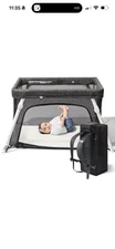 Guava Lotus Travel Crib -  Lightweight Portable Backpack Open Box