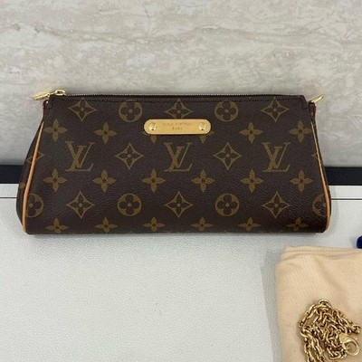 Louis Vuitton Pochette Eva 'Brown Monogram Canvas' - Excellent #1RH52YN