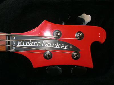 Vintage 1986 Rickenbacker 4003 BT Bass RARE Red with Black Trim | eBay