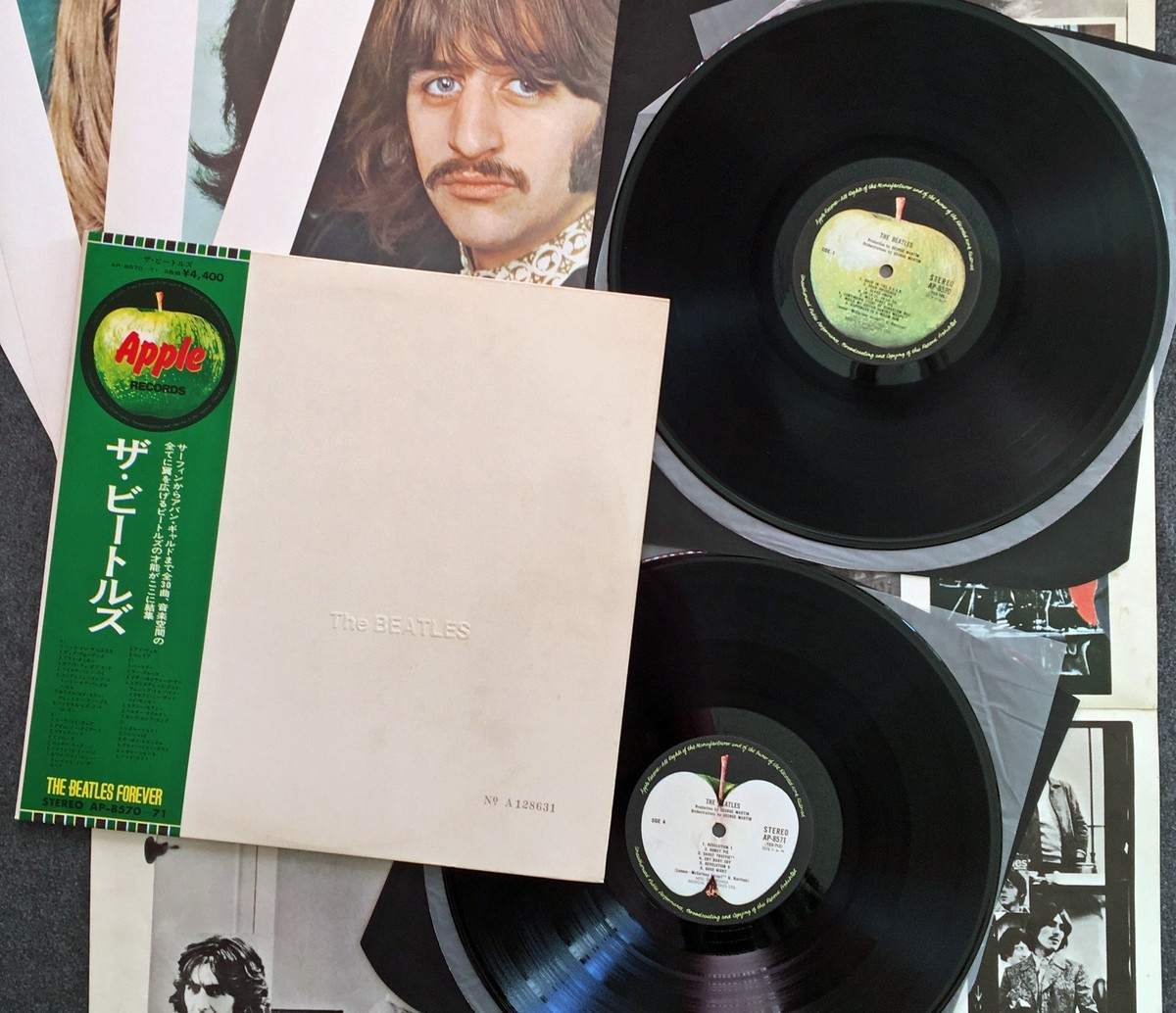 2LP レコード The BEATLES ビートルズ ホワイト アルバム 赤盤 AP-8570
