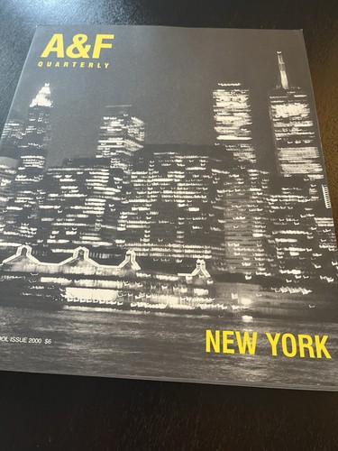 Abercrombie & Fitch A&F Quarterly Back to School Issue 2000 Catalog New York - Picture 1 of 10