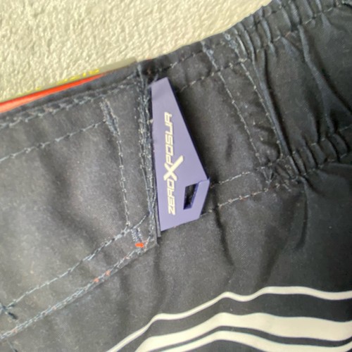 ZeroXposur Swim Trunks Boardshorts Boys Medium 10-12 MeUPF 50+ Blue Sharks *READ - Picture 5 of 13