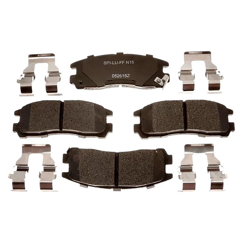 Rotores de freno delanteros traseros y pastillas de freno de cerámica para Mitsubishi Eclipse 2000 Foto 2 de 4