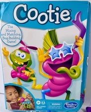 Hasbro Cootie Game "Mixing & Matching Bug Building Game" 2021 Ages 3+ Open Box