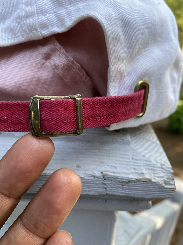 Vintage Polo Ralph Lauren Beige Big P Logo Baseball Cap - Image 4 of 4