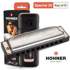 Hohner Special 20 Diatonic Harmonica SPC20-D, with Case, Key of D